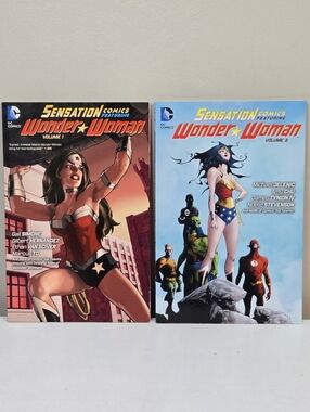 DC Comics Sensation Comics Ft. Wonder Woman VOL. 1 & 2 ~ NWT